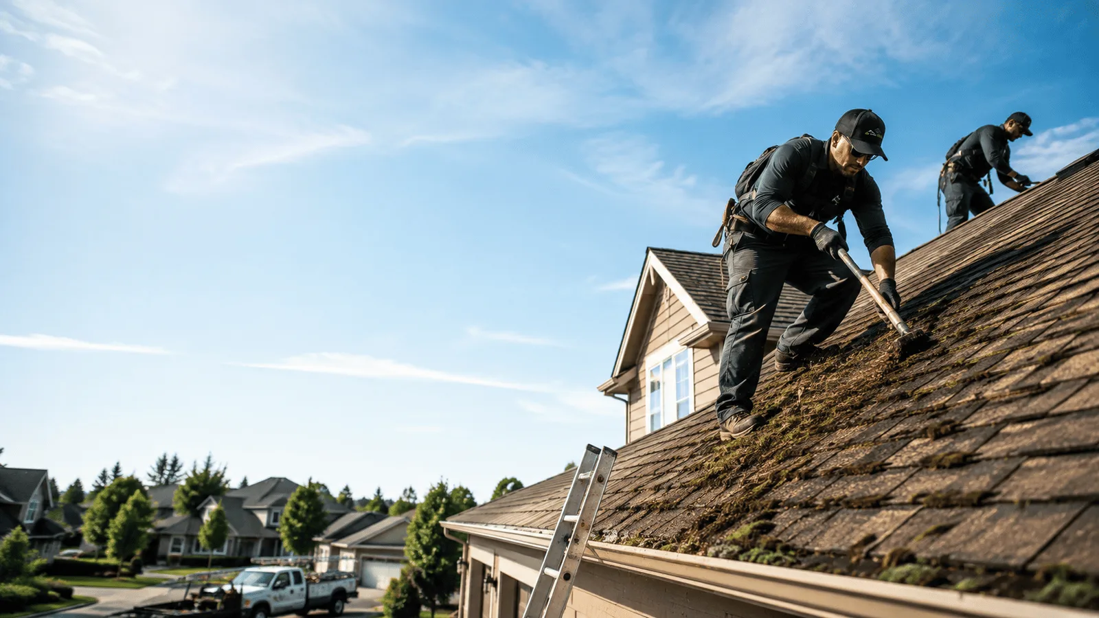 Roof Moss Removal in Levittown, PA near me